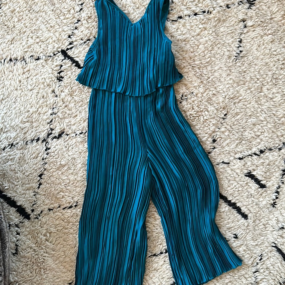 Zara girls teal romper